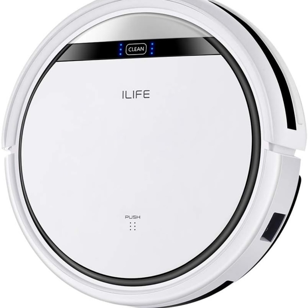 ILIFE v2 White Robotic Vacuum Cleaner